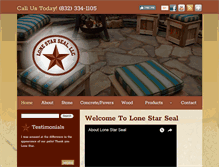 Tablet Screenshot of lonestarseal.com